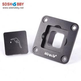 High Quality Square CNC Aluminum Fuel Plug/Fuel Dot with Fuel Filling Nozzle-Black Color (with magnet inside)