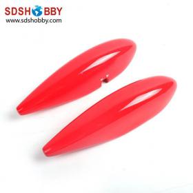 Wheel Pants for Slick 540 30-35cc RC Gasoline Airplane (with winglets) Red/ White Color (for AG342-A)