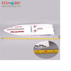 Piranha 600 Electric Brushless RC Racing Boat Fiberglass with 2858 KV2881 Motor with Water Cooling+50A ESC with BEC