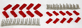 JST Connector Set with Metal Pins (10 Pairs)