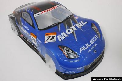 1/10 Nissan Fairlady 350Z Analog Painted RC Car Body (Blue)