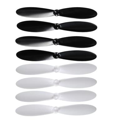 Traxxas Rotor blade set, white (4), black (4) TRA6225