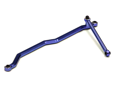 Integy Billet Machined Alloy Steering Front Linkage Axial Wraith Blue INTC23783BLUE