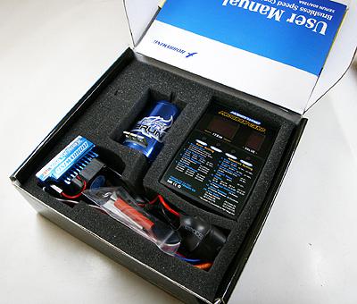 XERUN-60A ESC + 6.5T Sensored Motor + LCD Program Card Combo For 1/10 Car (Competitive Race)