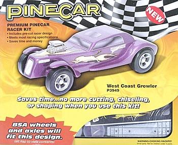 PineCar West Coast Growler Premium PineCar Racer Kit PINP3949