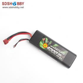 Gens ACE New Design High Quality 8542128 4000mAh 25C 2S 7.4V Lipo Battery with T Plug