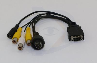 Replacement A/V Breakout Cable for 10" Monitors