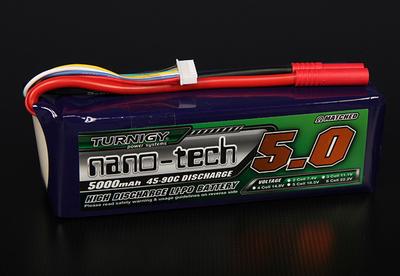 Turnigy nano-tech 5000mah 6S 45~90C Lipo Pack