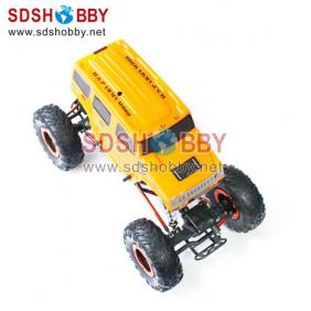 HSP 1/18 Scale RC Electric Off-Road Crawler RTR (Model NO.: 94680-4S) with Four Wheel Steering, 2.4G Radio, RC260 Motor