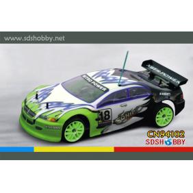 HSP 1/10th Scale Nitro On-Road Touring Car-Two Speed (model No: 94102) with AM Radio, Four Wheel Drive