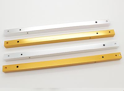Hobbyking X525 V3 Aluminum Square Booms (Golden Yellow & Silver) (4pcs/bag)