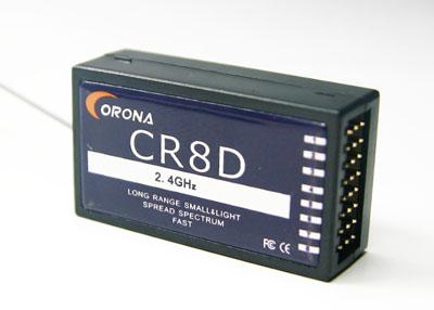 2.4G 8-Chanel CORONA Mini DSSS Receiver for CT8F/CT8J DSSS RF Moules CR8D