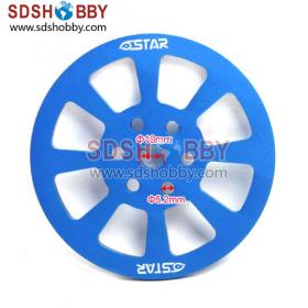 6star 4in/102mm Pointed Aluminum Alloy Spinner with Drilled &CNC Anodized Process for DLE111 EME120 /Sbach Airplane etc