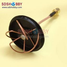 5.8G Three/ Four-leaf Clover OMNI Gain Antenna for Photography Transmission- with shell