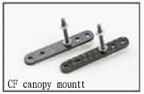 CF canopy mount for SJM 180 Helicopter CF8007