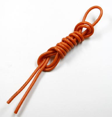 Silicone Wire 14 AWG 1 Meter - Orange