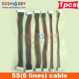 5S 15cm LiPo Battery Extension Line/Wire/Connector with Balance Charger Plug/22AWG Line *1pcs