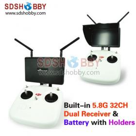 Boscam Galaxy D2 7in FPV Monitor/ Display Built-in 5.8G 32CH Dual Receiver with Holders, 4000mAh Battery and Sun Hood