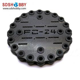 3K Carbon Fiber Shock Absorbing Plate A24 with 24 Damping Balls (Suit for SLR & 5-8kg Gimbal)