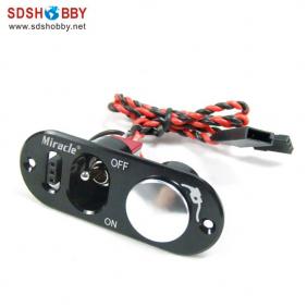 Single Power Switch With Fuel Dot Black Color