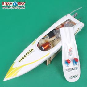Piranha 400 Electric Brushless RC Boat Fiberglass with 2040 KV2604 Motor with Water Cooling+30A ESC with BEC