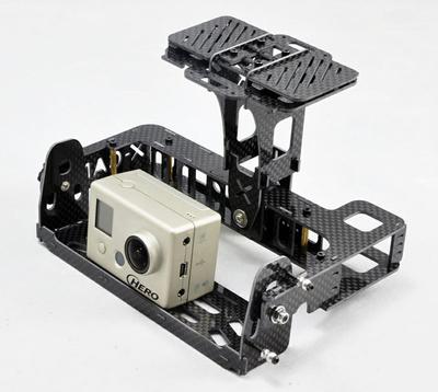 X-CAM Camera Mount CM140 - Full Carbon Version (Suit for GOPRO, Sony NEX5 etc.)