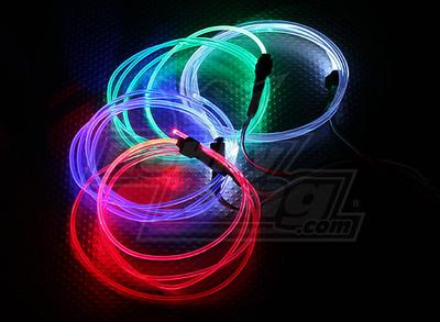Fiber-Optic Lights for night flying (Red)