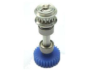 Front Shaft, Gear and Pulley Set - Mini Titan E325