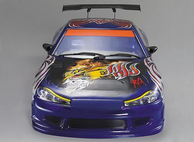 1/10 S15 Car Body Shell w/pre-printed Graphics (190mm) - Red Version
