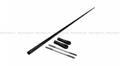 Carbon Fiber Tail push rod X4 x X2,5 x 596 - Goblin 500