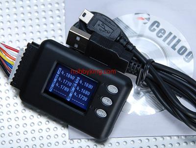 Cell-Log Cell Voltage Monitor 2-8S Lipo