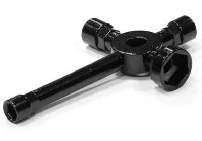 Integy Univ Cross Hex Wrench 8mm/9mm/10mm/17mm INTC24321BLACK