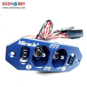 Twin Power Switch Blue Color