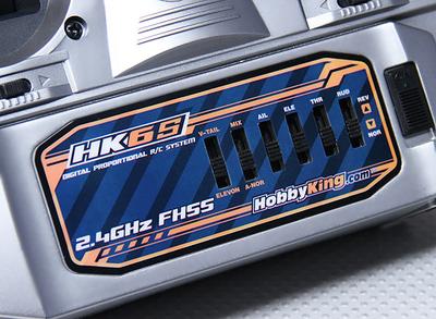 HobbyKing HK6S 2.4Ghz FHSS 6Ch Tx & Rx (Mode 1)