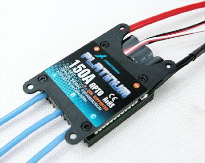 HOBBYWING 150A / 220A 2-6S Electric Brushless Speed Controller (ESC) Type Platinum-150A-OPTO