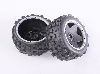 Knobby Tire & Wheel Set (2Pcs/Set) - 260 and 260S