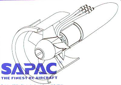 SAPAC/GlobalFly EDF 70 Ducted fan W/2842-3200KV Brushless motor