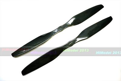 18x 5.5 Heavy Duty  Carbon Propeller Set (one CW, one CCW)