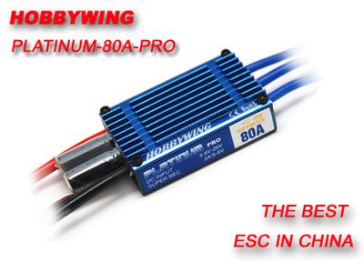 HOBBYWING 80A / 120A 2-6S Electric Brushless Speed Controller (ESC) Type Platinum-80A