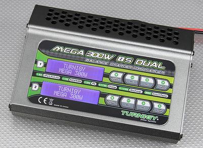 Turnigy Mega 300w 8s Balance Charger/Discharger (150w x 2)