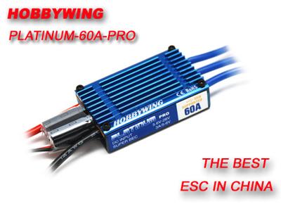 HOBBYWING 60A / 80A 3-6S Electric Brushless Speed Controller (ESC) Type Platinum-60A V4 | New Professional V4 Edition