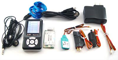 2.4G RC Model Telemetry System (date reception, processing, display)
