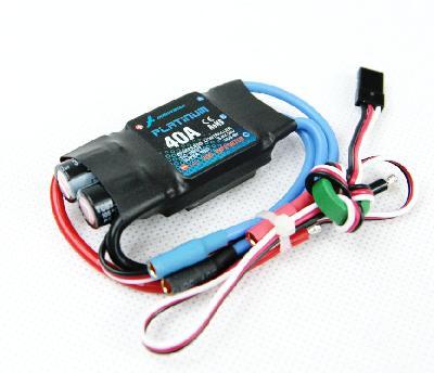 HOBBYWING 40A / 60A 2-6S Electric Brushless Speed Controller (ESC) Type Platinum-40A