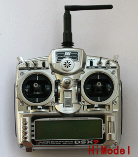 2.4G JR DSX9MK II 9-channel DSM2 Radio (Backlight) W/RD921 RX (No servo)