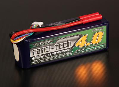 Turnigy nano-tech 4000mah 6S 35~70C Lipo Pack