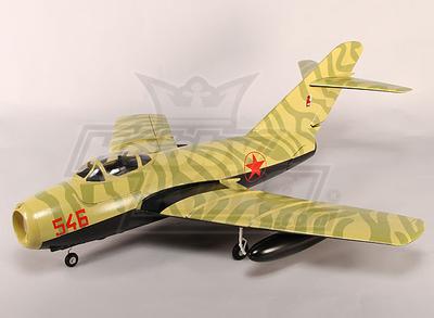 Mig-15 EDF Jet 70mm Electric Retracts, Flaps, Airbrake, EPO Camo (PNF)