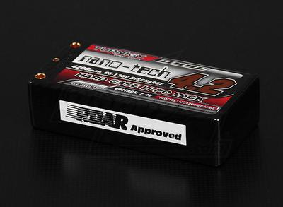 ROAR APPROVED Turnigy nano-tech Shorty 4200mah 2S2P 65~130C Hardcase Lipo Pack 