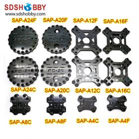 3K Carbon Fiber Shock Absorbing Plate A12 with 12 Damping Balls (Suit for Micro SLR & SLR)