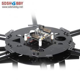 AH600C Hexacopter/ Six-axle Flyer RTF with Glass Fiber Mounting Board and Rack (Not Foldable)