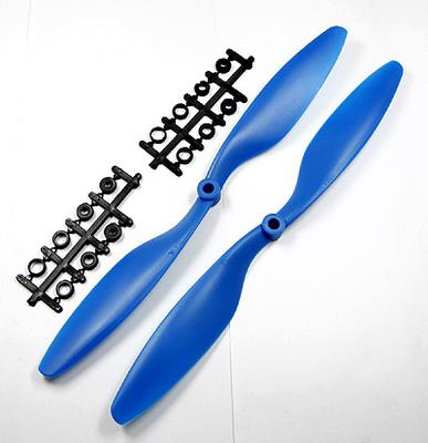 FC 10 x 45 Propeller Set (one clockwise rotating, one counter-clockwise rotating) - Blue